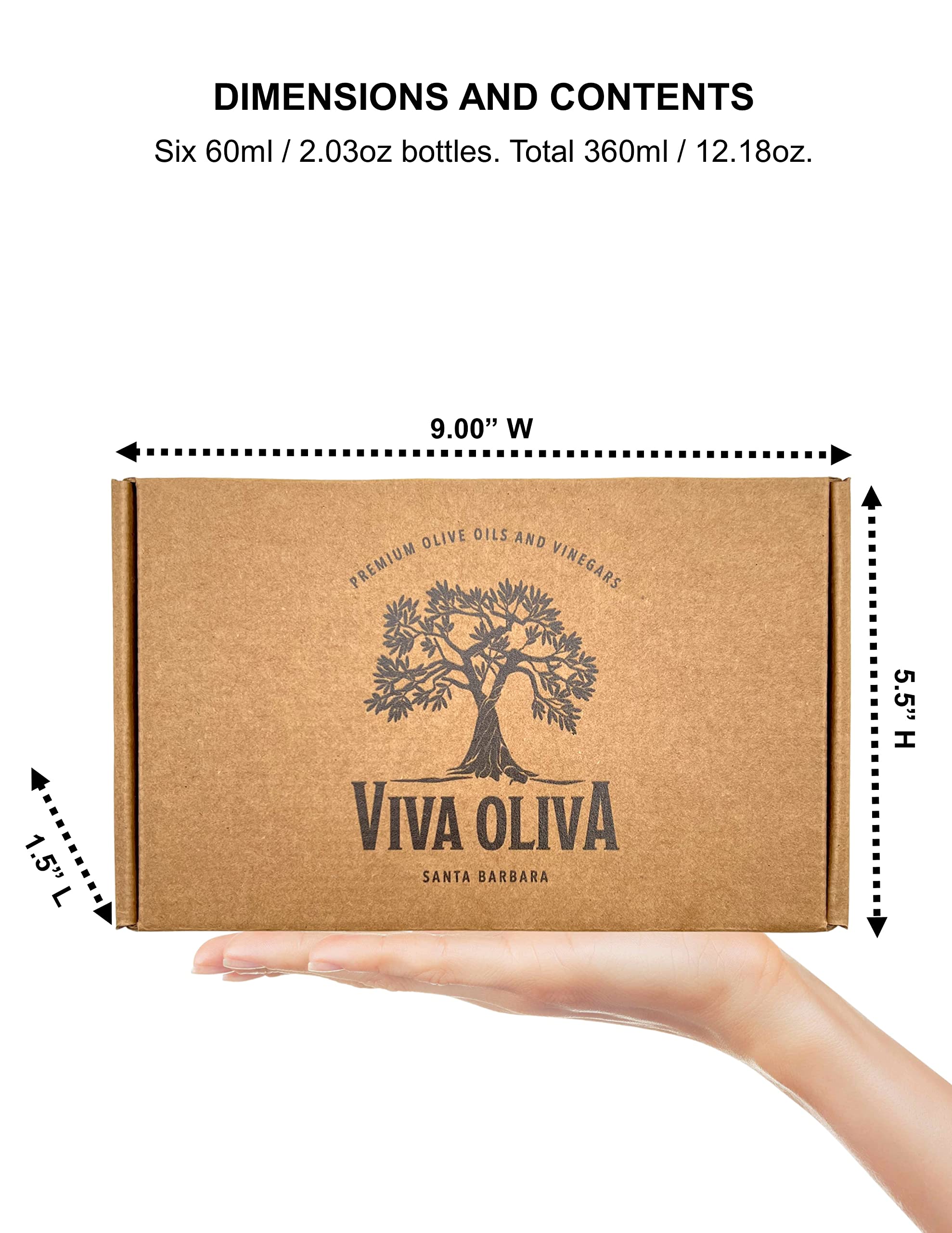 Amazon.com : Viva Oliva Six 60ml (2oz) Variety Gift Set - Premium